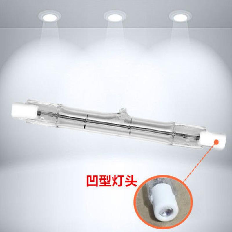 好物推荐500w1000w双端卤钨小太阳灯管碘钨丝灯管工地照明烤鸭炉 500w凹长度118mm(5支装) 300W以上
