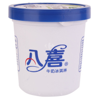 八喜 冰淇淋 绿茶口味 550g*1桶 家庭装 桶装