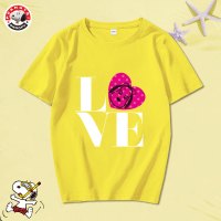 史努比SNOOPY纯棉儿童短袖T恤圆领韩版童装夏季男童半袖袖女童运动休闲学生T恤小孩卡通宝宝上衣SND143