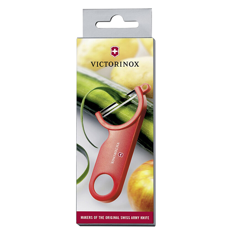 瑞士进口 维氏Victorinox 削皮器 土豆刮皮刀瓜果刀 红色单个装高清大图