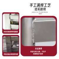 食堂不锈钢置物架加厚可移动带轮开架底座商用架可定制
