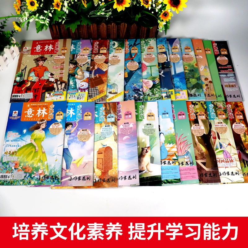 [全2册]意林18周年纪念书A+B [正版]意林少年版合订本2022年杂志全套24册1-12月期刊15周年纪念刊18周年高清大图