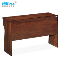 HiBoss 油漆会议桌培训桌双人长条桌木皮油漆条形桌学生课桌