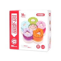 米米智玩 儿童玩具益智积木拼图配拆装玩具几何形状套柱 花之物语