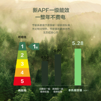 松下醇风系列 新风空调 大1匹壁挂式空调挂机 新一级能效 WIFI智控 电辅加热 变频冷暖自清洁J9AKR10G 云杉绿