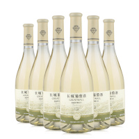 长城钻石优选莎当妮干白葡萄酒 整箱六瓶 750mL*6