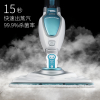 百得(BLACK&DECKER)FSM1630-A9蒸汽拖把高温多功能手持式拖地清洁机 消毒清洁异味1600W