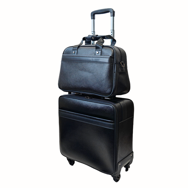 铁洋 子母拉杆箱 pu款 LGX017TY 套高清大图