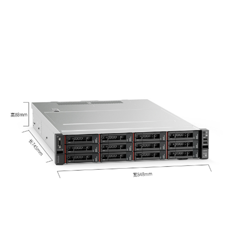 联想(Lenovo)SR590服务器 至强4216/1*32G/6T*3/730-8I/DVD/双电/含2016正版系统