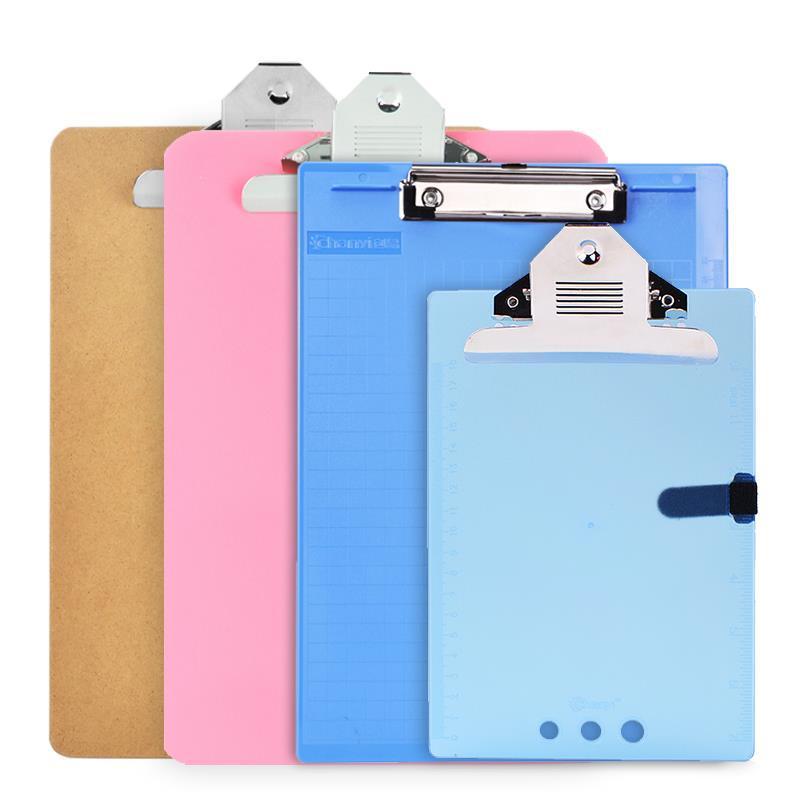 文件夹垫板写字板夹菜单夹子纸夹板办公文具用品a5车间板夹a4a5绿色