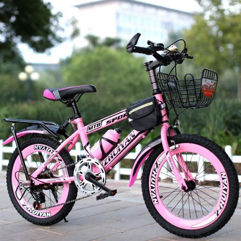 山地自行车儿童变速山地车6-12岁男女童赛车10-15岁单车高清大图