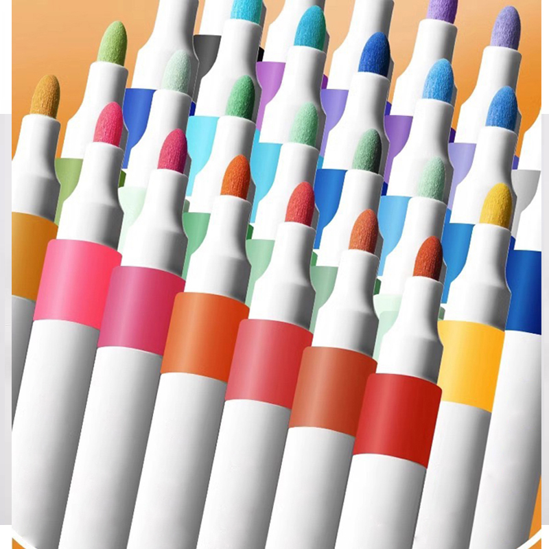 英帆文具 爱路护路 路外宣传 丙烯马克笔36色定制YF-527/盒高清大图