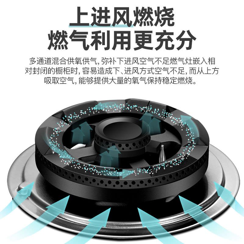 爱德(aide)气电灶气电两用灶具嵌入式一气一电 家用一电一气两用灶电磁炉燃气灶一体电气灶 气电一灶 液化气 BG08图片