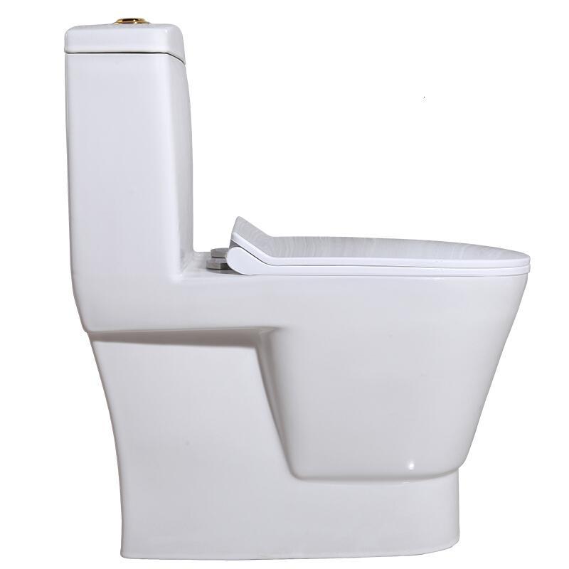 左右排马桶横排直冲座便器直排后排水墙排坐便器侧排水[左排]普通釉面款PP盖板其他/other壹德壹