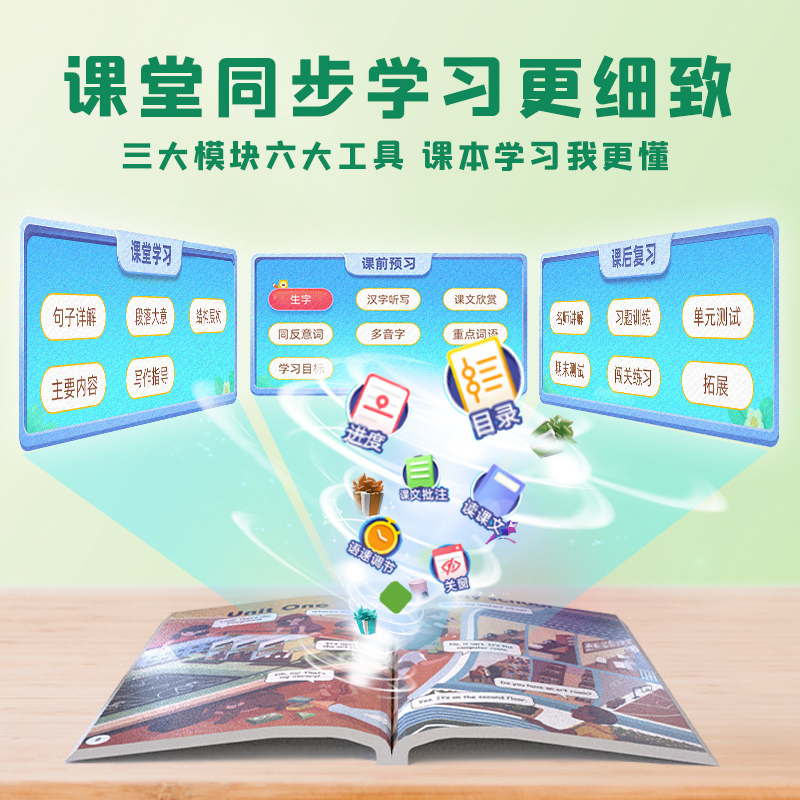 快易典P9 家教机AI智能学习机 10.1英寸小学初中高中课本同步学生平板电脑智能儿童学习英语神器 阶梯数学+数学大讲堂