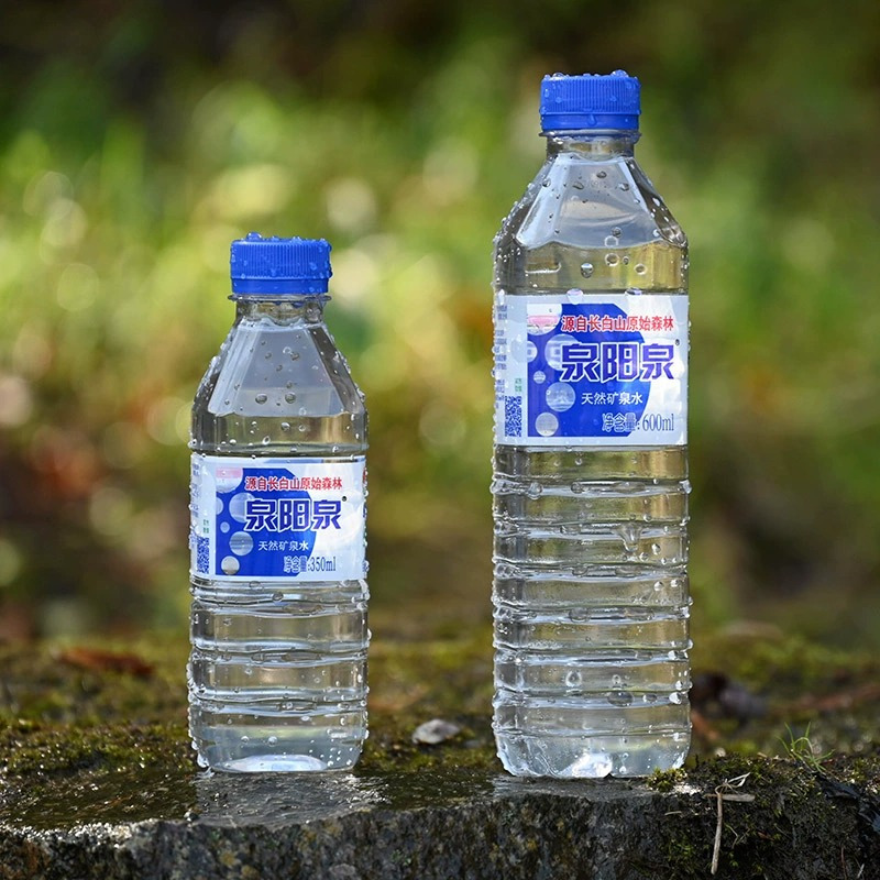 泉阳泉600ml*24瓶整箱长白山天然矿泉水大瓶家庭装煮饭泡茶弱碱性饮用水