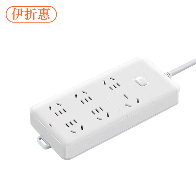 伊折惠 YZHGW-0913 总控6位3米 插排 (计价单位:个) 白色高清大图