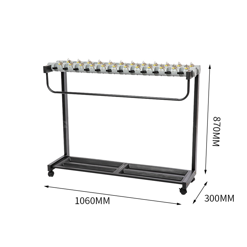 翌嘉YJ4122864 雨伞架大容量伞架商用酒店铁艺含锁雨伞收纳架 24头高清大图
