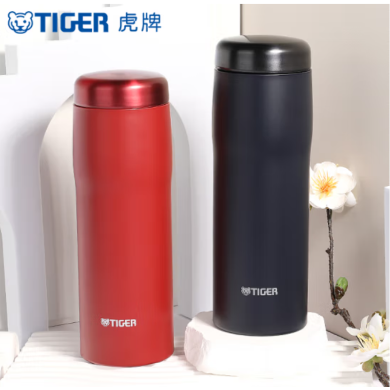 虎牌(TIGER)虎牌保温杯 车载大容量茶杯 MJF-A048 鸭蛋青 480ml