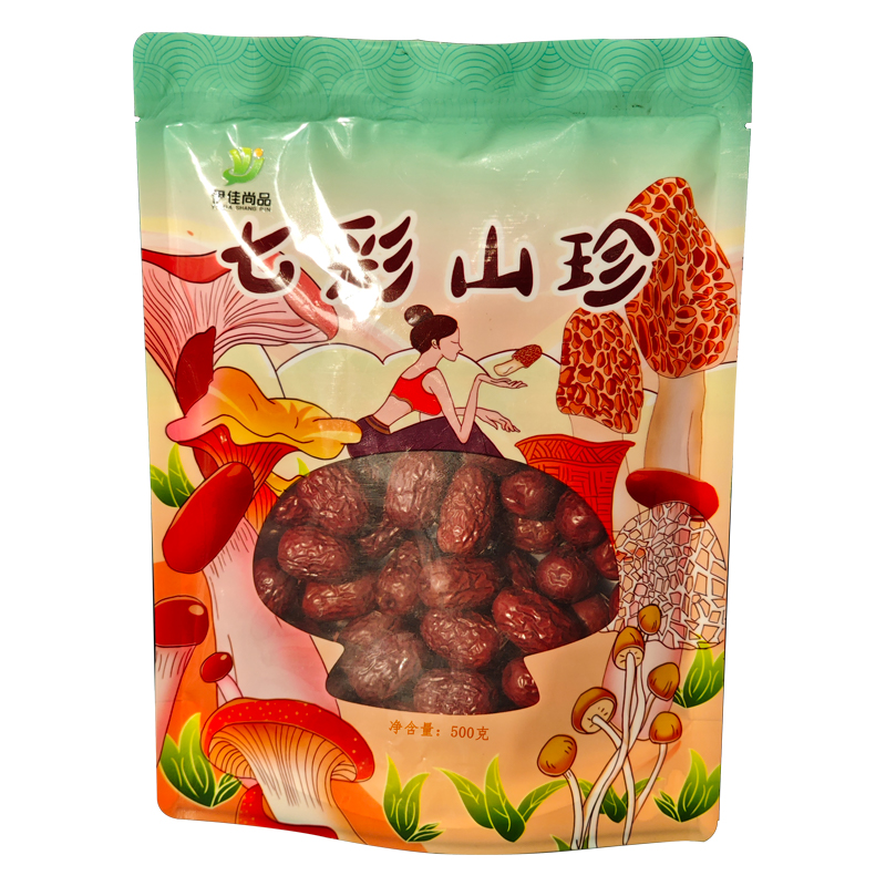 伊佳尚品 七彩山珍新疆灰枣 500g/袋高清大图