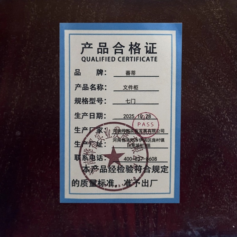 蕃蒂文件柜七门台高清大图