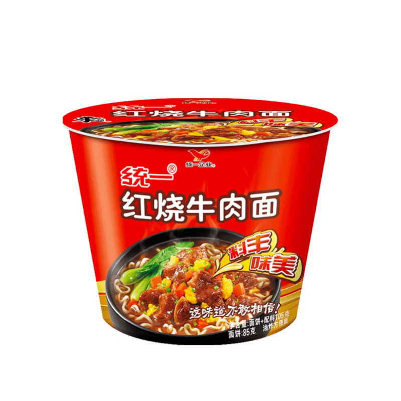 统一 红烧牛肉方便面 12桶/箱 A708 44295