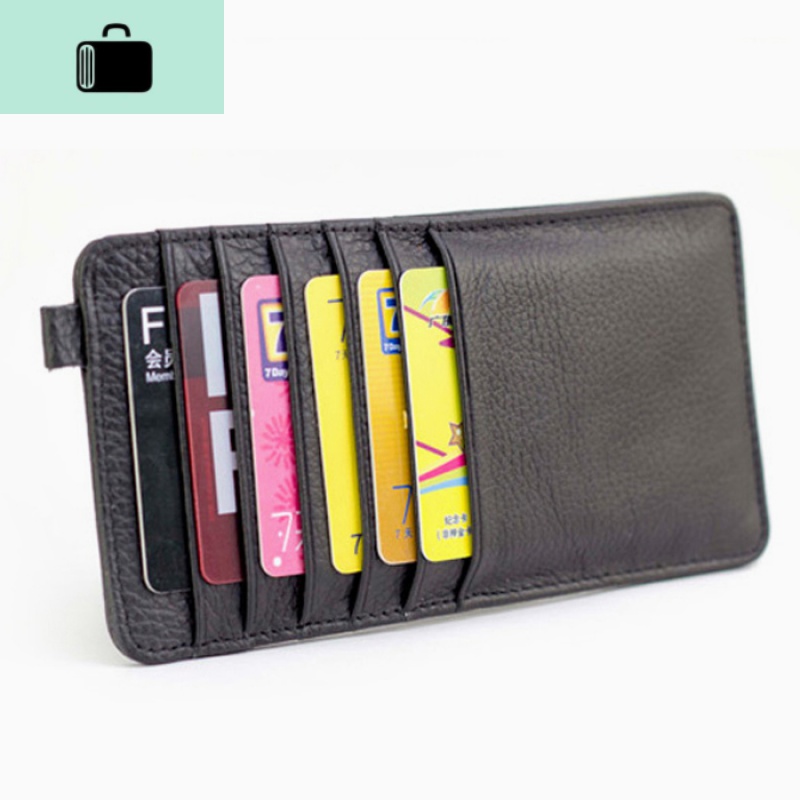卡包多卡位 银行卡夹卡套男士女士情侣钱包牛皮大容量韩版超薄NEW LAKE高清大图