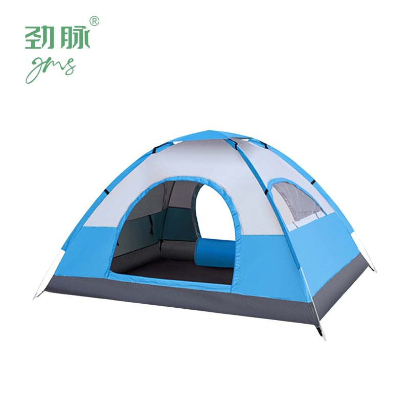 劲脉 野营防晒帐篷 墨绿-200*200*135CM 顶高清大图