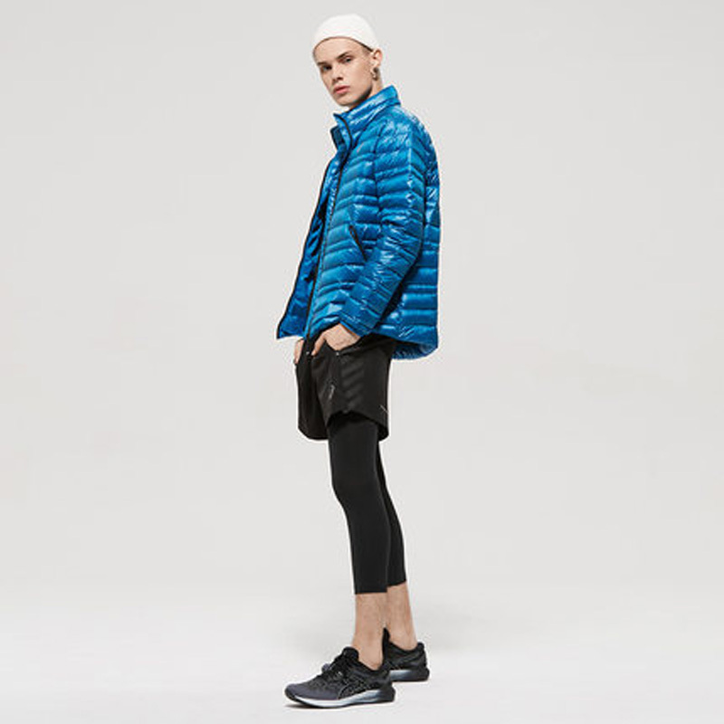ASICS亚瑟士冬季男士轻量运动羽绒服夹克 2031A864-400