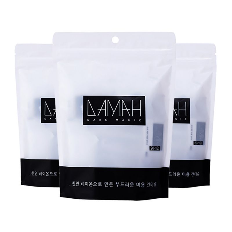 黑魔法(DAMAH DARK MAGIC) DAMAH压缩毛巾20粒*3袋高清大图