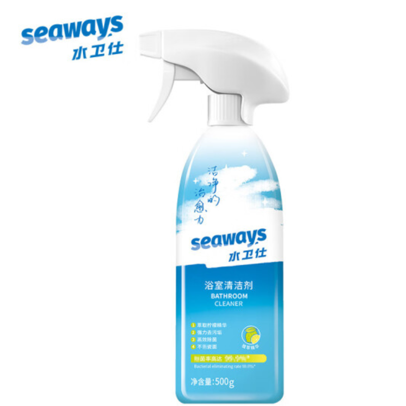 水卫仕 500g/瓶 浴室清洁剂 玻璃 水垢清洁剂 瓷砖浴缸除霉清洗剂除垢剂
