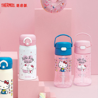 膳魔师(thermos)塑料杯TCSQ-450朱一龙同款膳魔师Hello Kitty小女神系列吸管随手杯