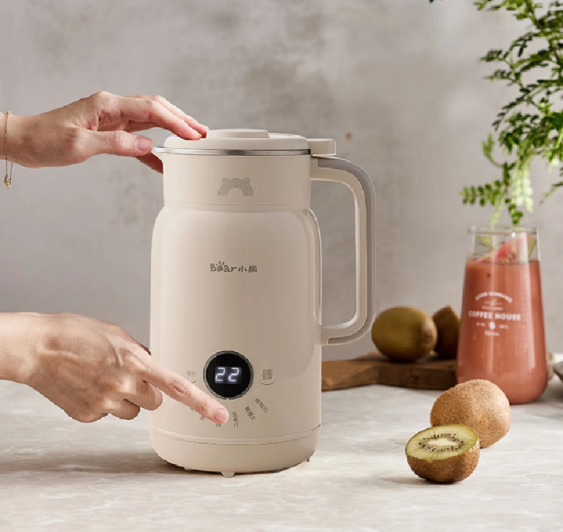 小熊(Bear)豆浆机 小型家用降噪豆浆机多功能自动清洗0.6L豆浆机DJJ-H05E3高清大图