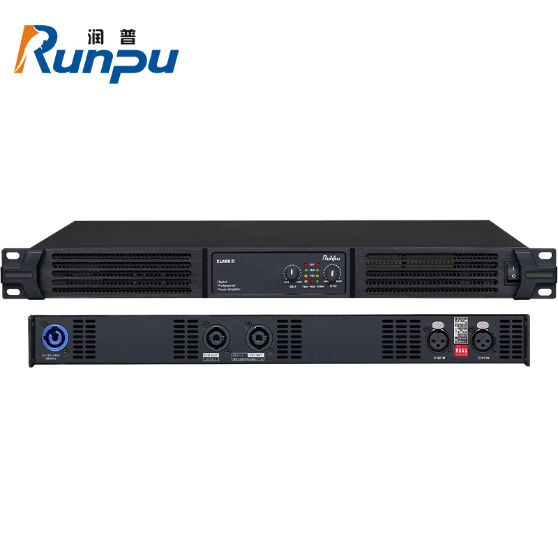 润普Runpu会议音频扩声系统 俩通道功放2*400瓦大功率立体声会议功放RP-SG4