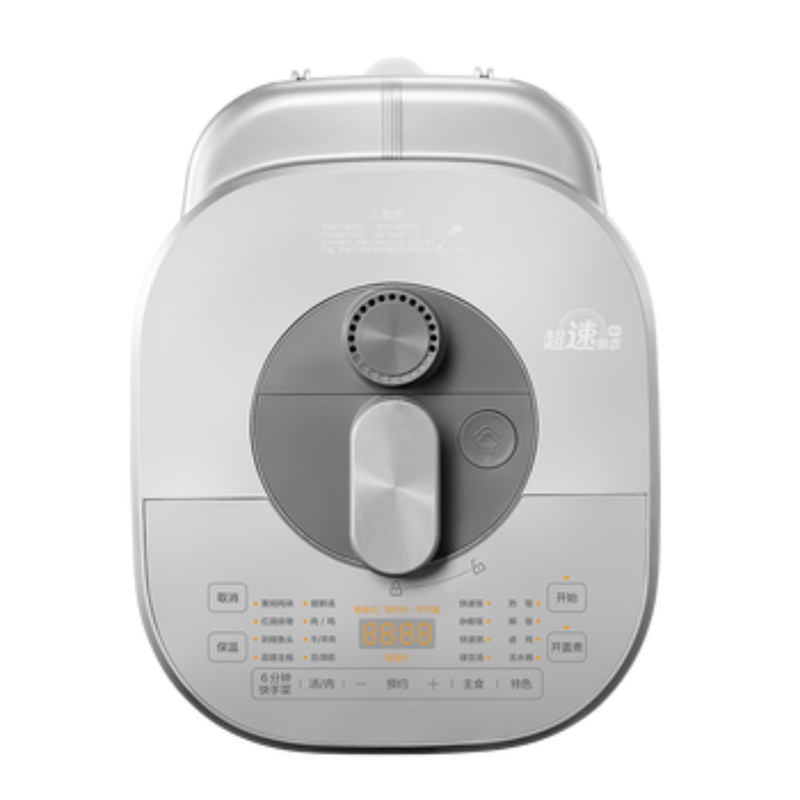 美的(Midea)0涂层电压力锅6L大容量家用速嫩感双胆IH全自动智能预约煲汤电锅煮饭电饭煲 MY-S6177K ZH高清大图