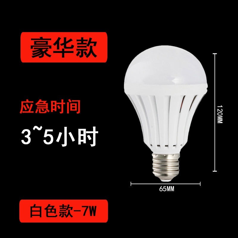 led智能停电应急灯泡家用e27遇水就亮不用电的神奇自动充电节能灯