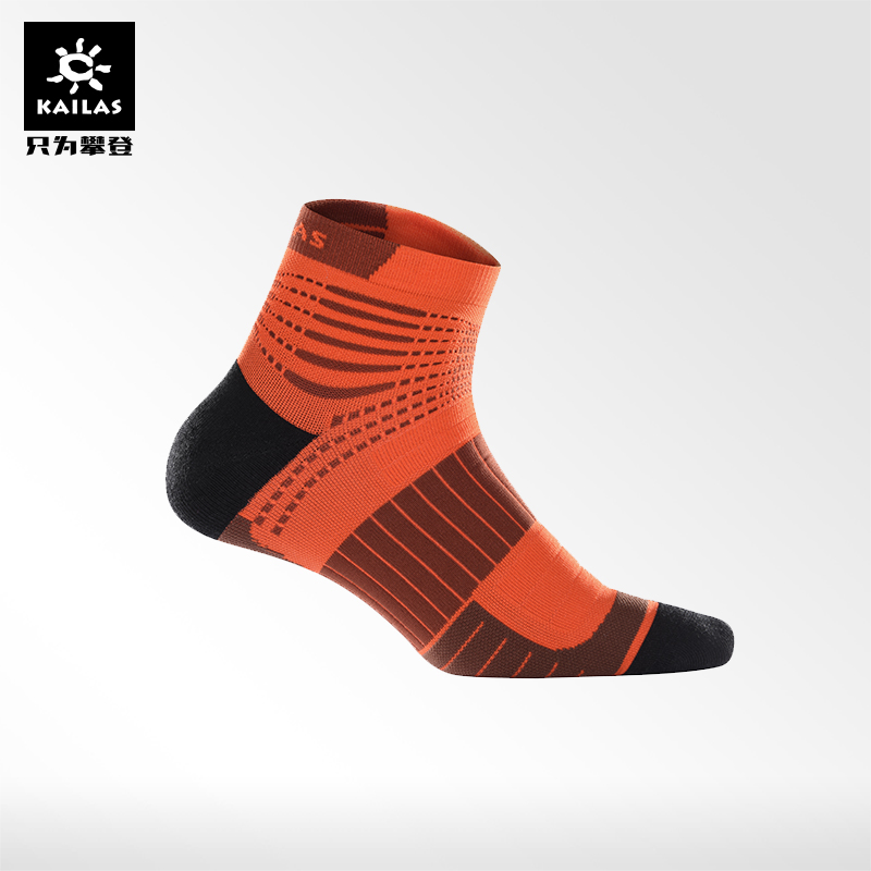 KAILAS凯乐石户外旅行运动速干袜子男女款低帮透气跑山袜高清大图