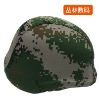 丛林狐 凯夫拉头盔帽套迷彩布罩M88钢盔套训练战术 虎斑迷彩(松紧带款不含头盔)
