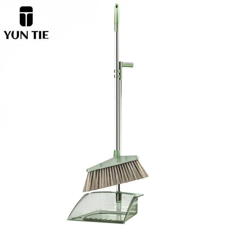 蕴铁扫把簸箕套装水晶绿/套