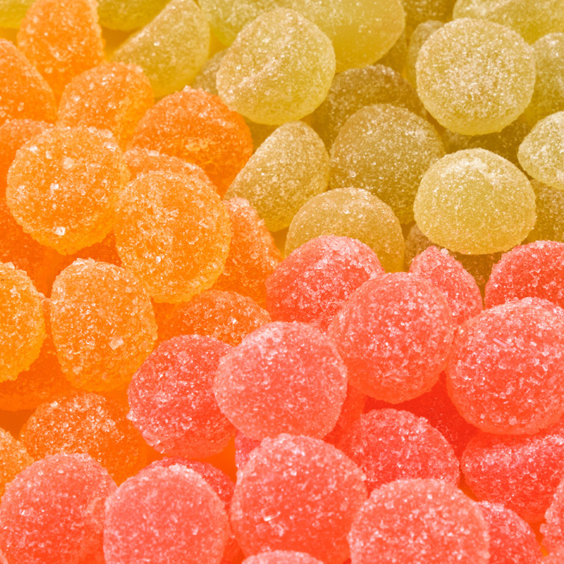 酷莎缤纷维c糖果水果软糖混合水果味瓶装高颜值儿童橡皮果汁qq糖