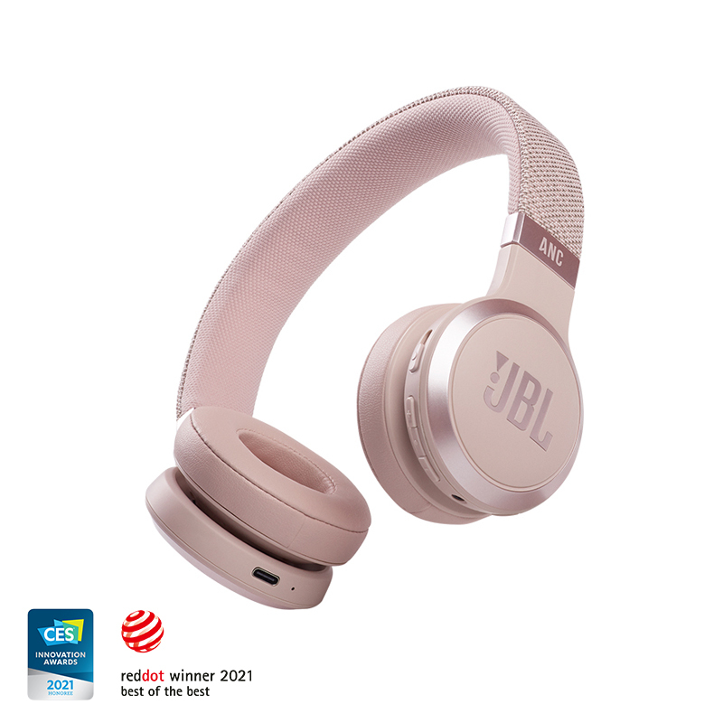 JBL LIVE460NC头戴式智能降噪蓝牙耳机通话带麦智能语音对话