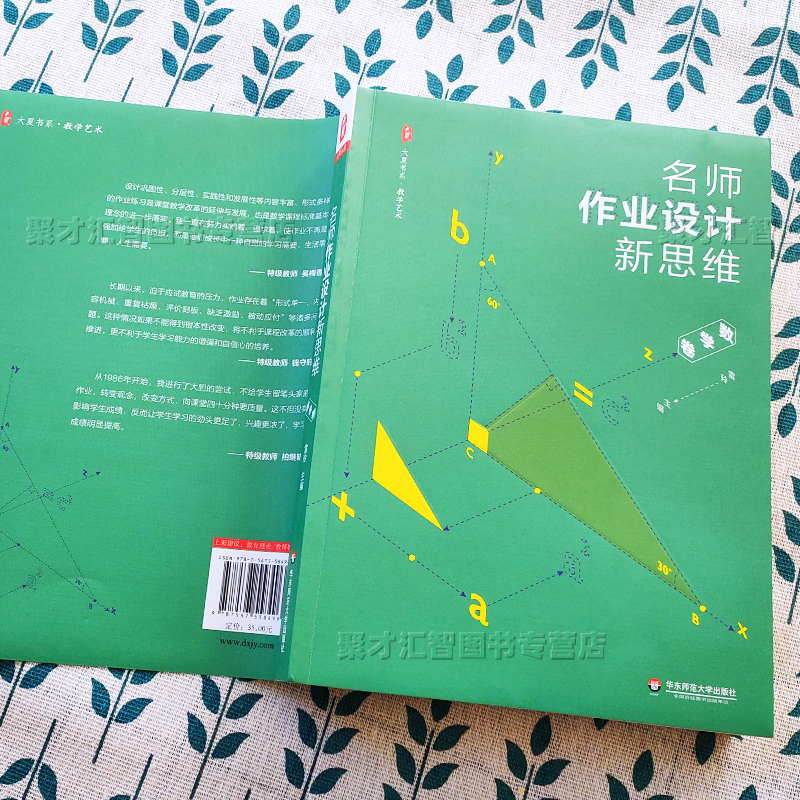 [醉染正版]名师作业设计新思维 数学卷 大夏书系 正版有效个性创新作业 中小学数学课学生作业教学设计教学艺术数学思维 华高清大图