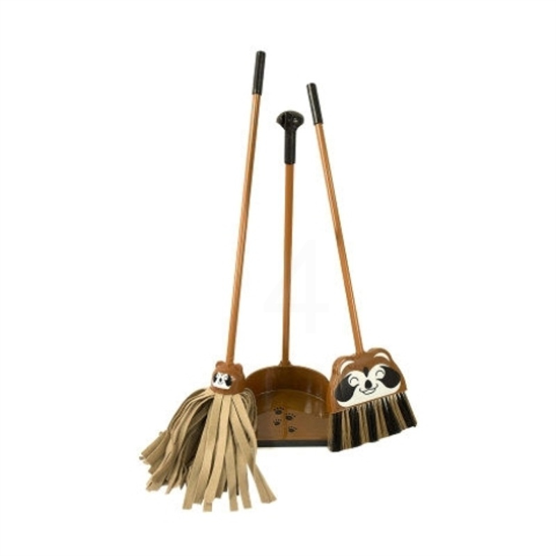 儿童扫把簸箕拖把套装过家家扫把玩具组合迷你小扫帚幼儿园扫把