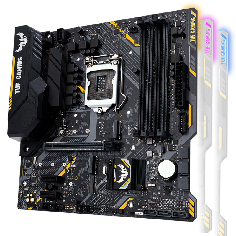 华硕(ASUS)TUF B360M-PLUS GAMING 电竞游戏主板(Intel B360/LGA 1151)