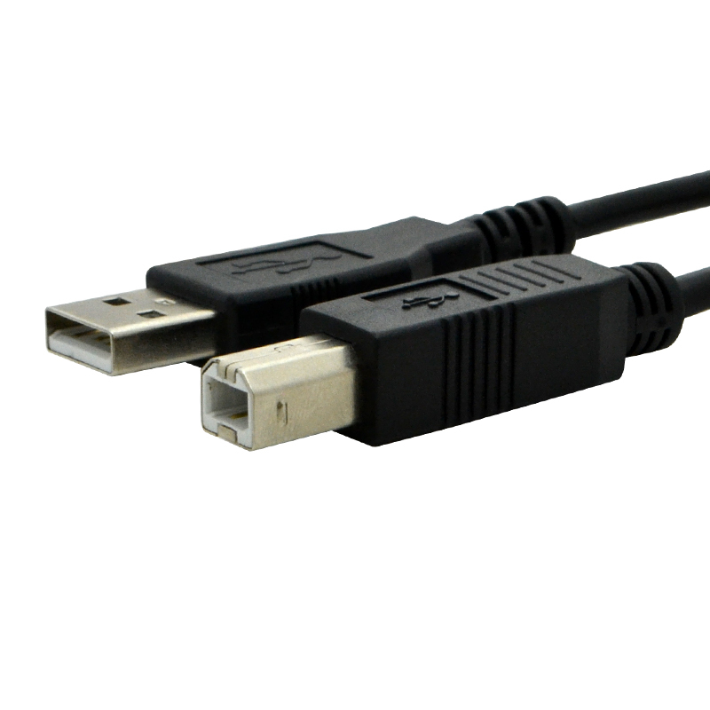 酷比客(L-CUBIC) USB-AM-BM 黑色 USB2.0打印线LCCPUSBAMBMBK-5M (单位:根)