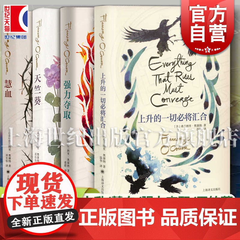 上升的一切必将汇合/慧血/强力夺取/天竺葵 奥康纳文集 弗兰纳里奥康纳著上海译文出版社外国文学高清大图