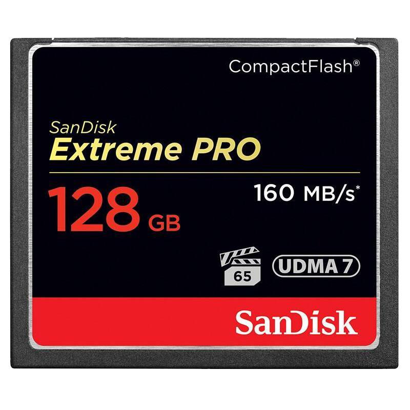 闪迪(SanDisk)128GB CF(CompactFlash) 存储卡 高级单反相机内存卡 UDMA7 4K高清大图