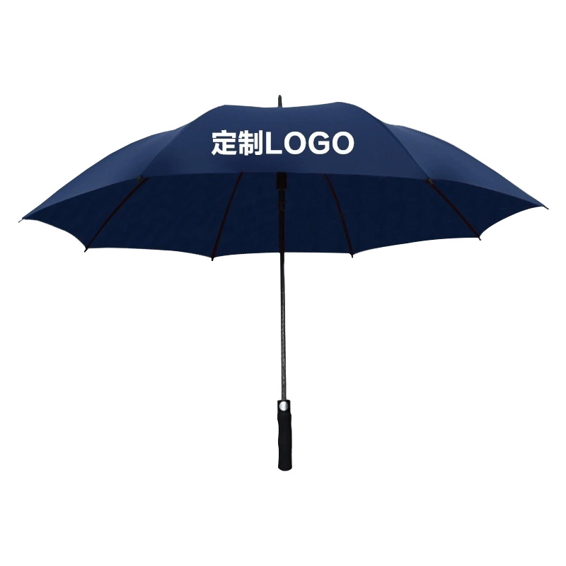 翌嘉 YJ5081603全纤维单层雨伞 可定制logo可印图案 藏青色 伞直径115cm 10把起订