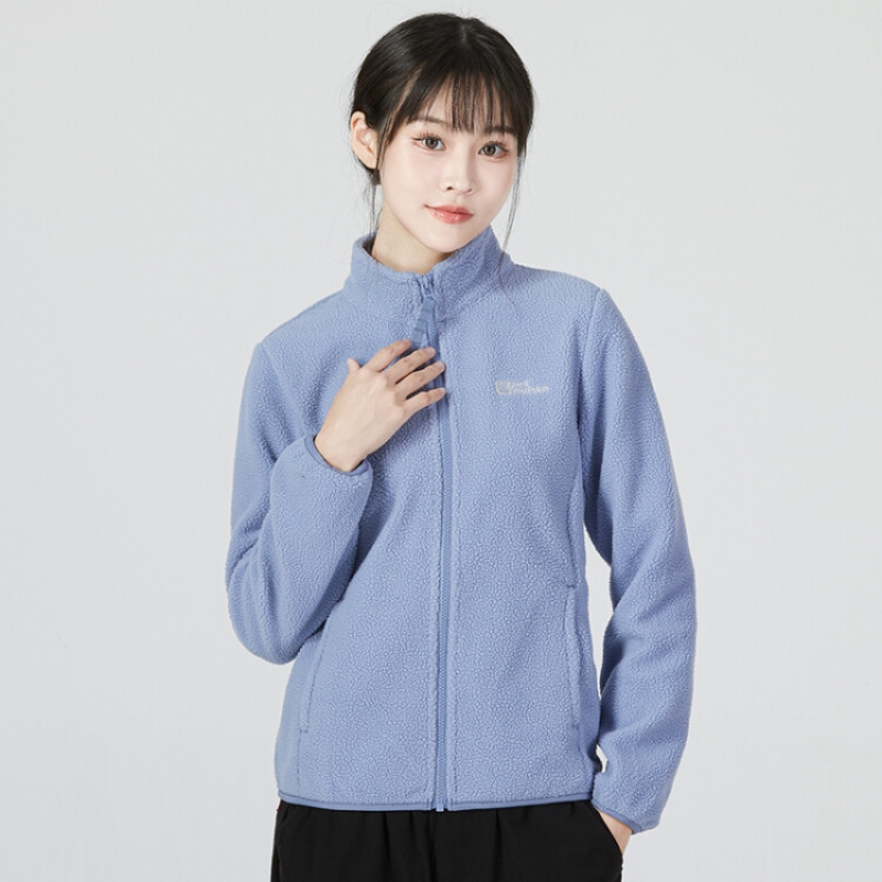 jack wolfskin狼爪冲锋衣女款秋冬新款户外徒步夹克防风保暖抓绒内胆