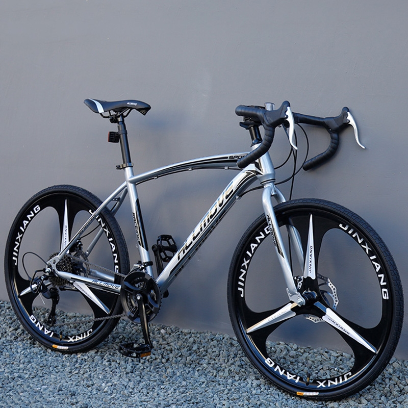 公路自行车竞速超快变速赛车成人男实心胎死飞男式活飞单车女